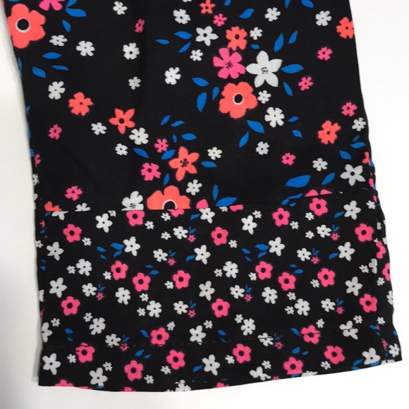 Toddler girls clothes Little Lass 2T one piece pant outfit floral black - Picture 5 of 7